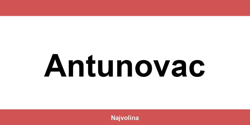 NTL Antunovac – radno vrijeme