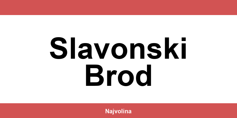NTL Slavonski Brod – radno vrijeme